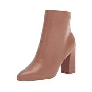 Madden Girl Womens 5.5 M Caramel Brown Block Heel Ankle Booties NIB GF0